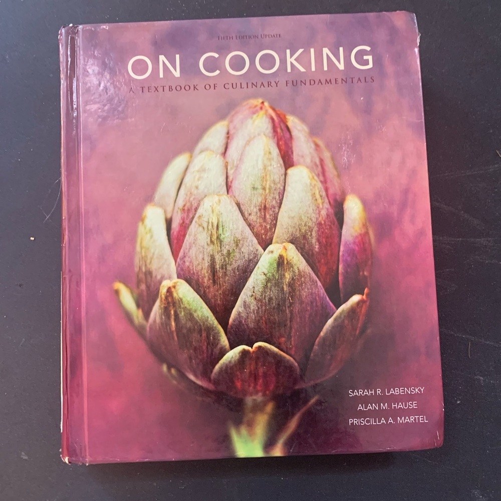 Fifth Edition On cooking 🧑‍🍳 Culinary Fundamentals Textbook